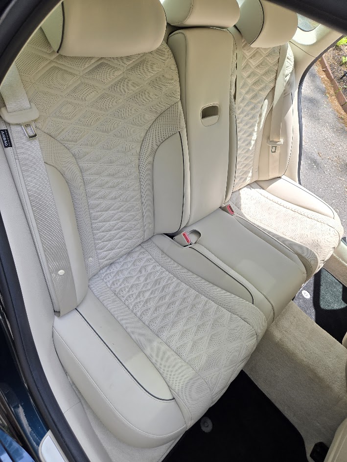 2025 Genesis G80 3.5T Sport Prestige AWD rear seats