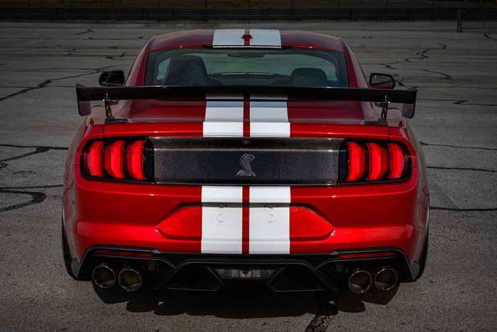 Ford Mustang Shelby GT Rear decklid trim panel, M-16600-MCF