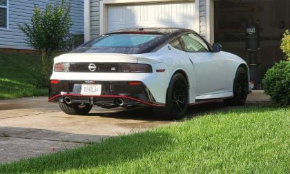 2025 Nissan Z Nismo parked in front of my garage
