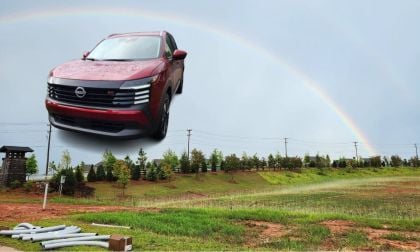I Decided To Challenge My 2025 Nissan Kicks After a Heavy Rain, And Then This Beautiful Rainbow Appeared In Front of Me