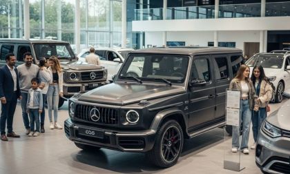 Mercedes G-Wagon In The Showroom