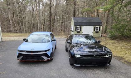 Image of 2025 Dodge Charger Daytona R/T Stage 1 and Hyundai Ioniq 5 N by John Goreham